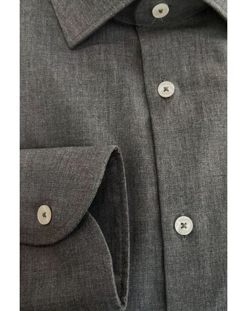 Chemise Slim Grise