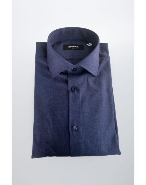 Chemise Slim Bleue