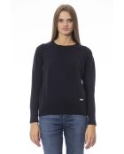 Matera Mittelblauer Pullover