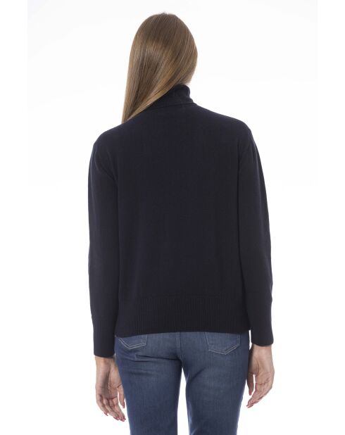 Matera Mittelblauer Pullover