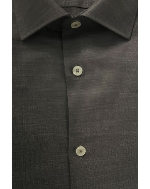 Chemise Slim Grise