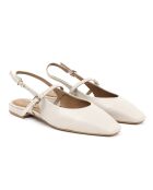 Ballerines Luna en cuir beiges