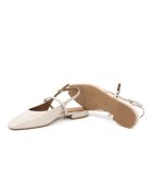 Ballerines Luna en cuir beiges