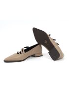 Ballerines Dinka en cuir beiges