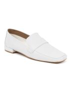 Mokassins Galata aus weißem Leder