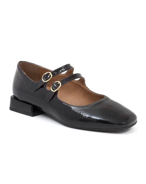 Ballerines Dune vernies noires