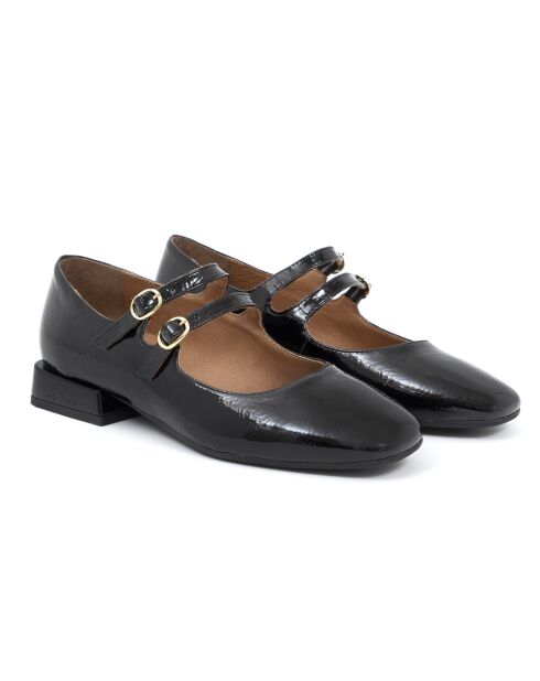 Ballerines Dune vernies noires