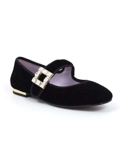 Ballerines  Devur en velours noires