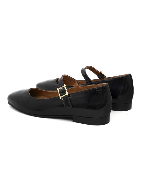 Ballerines Debol en cuir noires