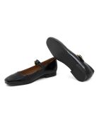 Ballerines Debol en cuir noires