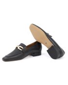 Mocassini Dinora in pelle nera