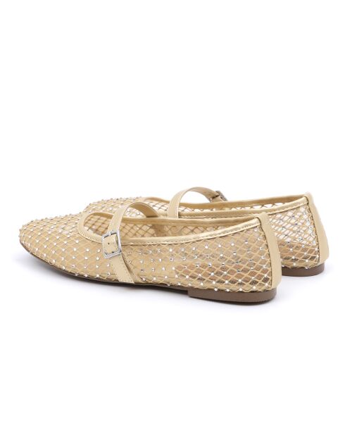 Ballerines Tango carrées beiges