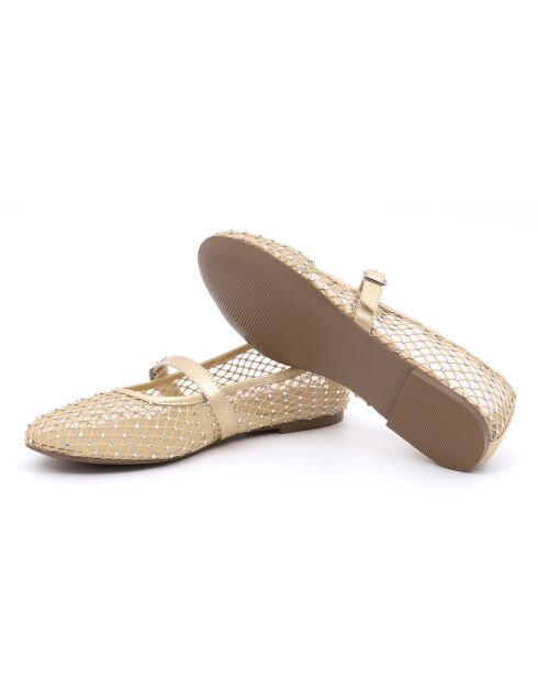 Ballerines Tango carrées beiges