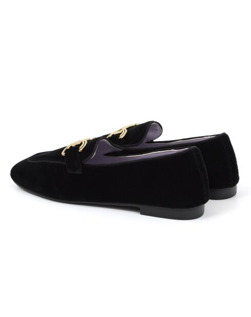 Mocassini Dilar in velluto nero