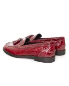 Mocassini Floris in pelle rossa