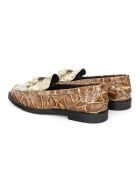 Hellbraune Mokassins Floris aus Leder