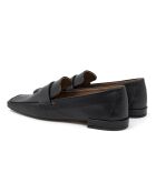 Galata zwarte leren instappers