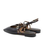 Luna Ballerinas aus schwarzem Leder