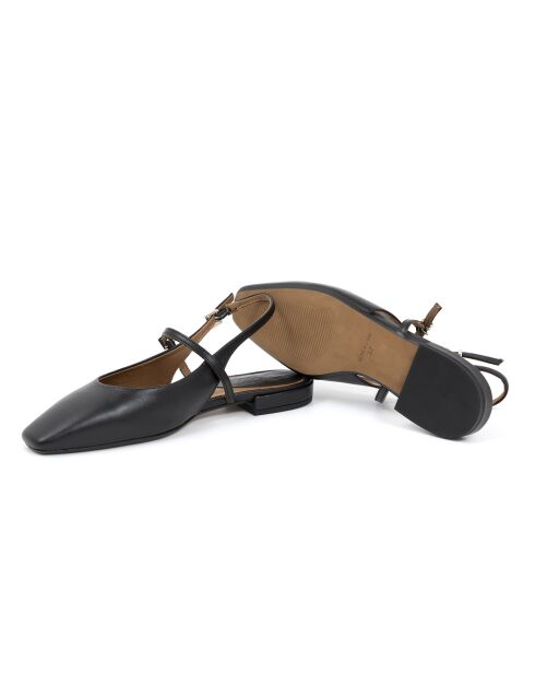 Luna Ballerinas aus schwarzem Leder