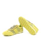 Gele sneakers van suède Mora