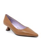 Escarpins Doke en cuir marron