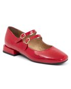 Ballerines Dune vernies rouges