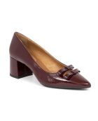 Escarpins Dase en cuir bordeaux - Talon : 5 cm