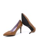 Pumps Dasy in pelle marrone - Tacco: 8 cm