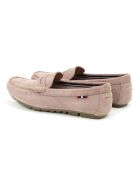 Mokassins Selly aus rosafarbenem Veloursleder