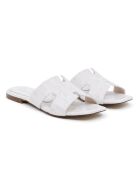 Mules Ibiza in pelle bianca