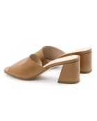 Braune Mules aus Veloursleder Aclau