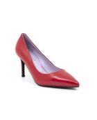 Escarpins Dasy en cuir rouges - Talon : 8 cm