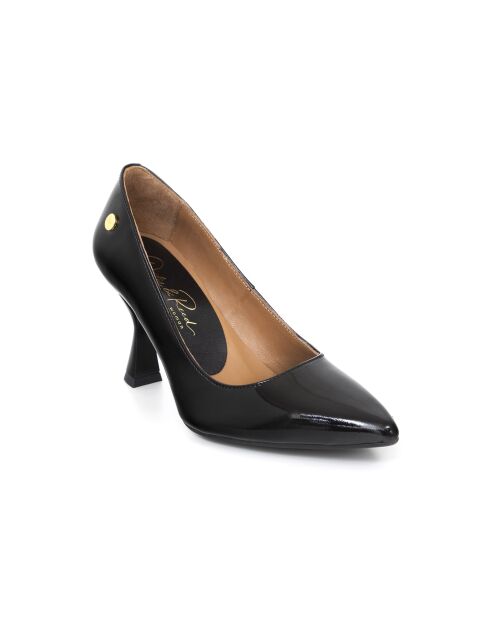 Escarpins Padi en cuir noirs - Talon : 7 cm