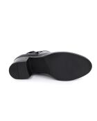 Criminu schwarze Lederstiefel - Absatz: 5 cm