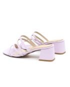 Mules Milo de piel morada - Tacón: 6 cm