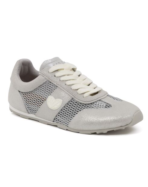 Zapatillas Mora de gamuza gris