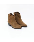 Botas Solima de gamuza camel - Tacón: 5 cm