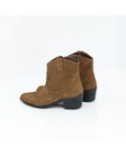 Botas Solima de gamuza camel - Tacón: 5 cm