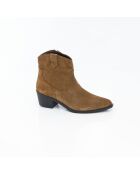 Botas Solima de gamuza camel - Tacón: 5 cm