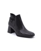 Botines de piel Bela negros - Tacón: 5.5 cm