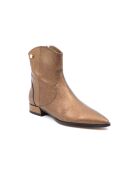 Bottines en Cuir Eira dorées