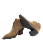 Stivali Selila in pelle scamosciata beige