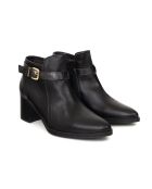 Bottines Cantora en cuir noires - Talon : 5 cm