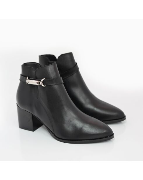 Botas Maktor de piel negras