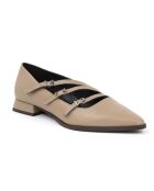 Ballerines Dinka en cuir beiges