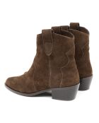Bottines Sieril en daim marron