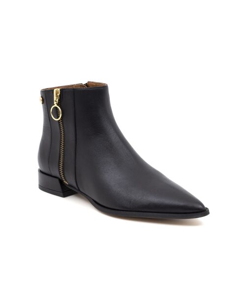 Bottines en Cuir noires