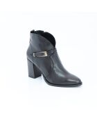 Bottines en Cuir Adira noires - Talon : 8,5 cm