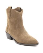 Mifer lichtbruine leren laarzen