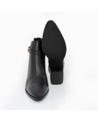 Bottines Maktor en cuir noires